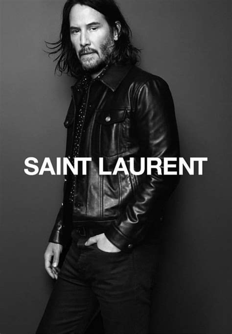 robert reeves model yves saint laurent|Keanu Reeves is the New Face of Saint Laurent .